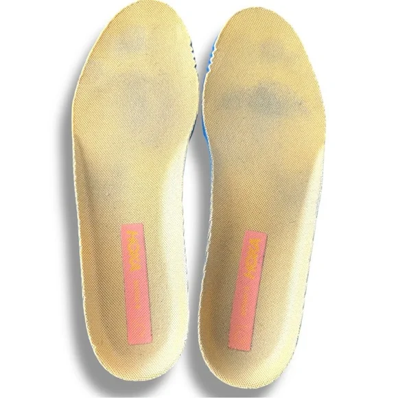 HOKA ONE ONE Bondi 8 Blue Summer Song Blue Yellow Country Air Size 9B - Picture 4 of 7